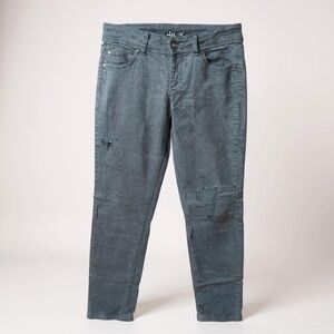 LEI Women's Distressed Gray Jeans